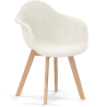 Buy Dining Chair - Boucle Upholstery - Amir  White 60617 - prices